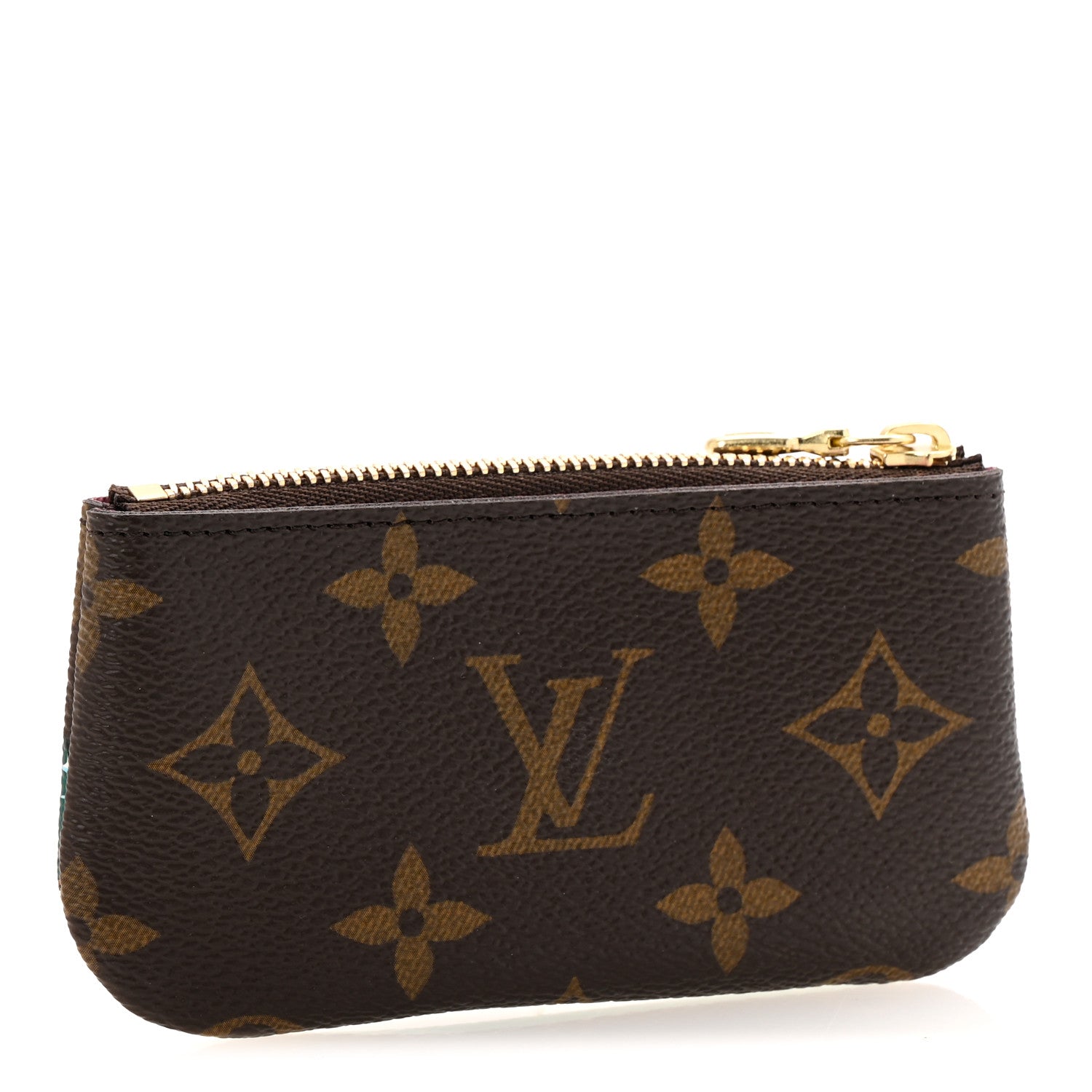 Louis Vuitton Monogram 2023 Christmas Animation Alpine Key Pouch Pink 3 of 8