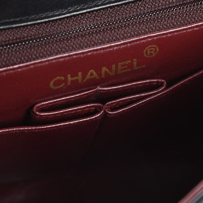 Chanel Lambskin Quilted Mini Square Flap Bag Black 6 of 9