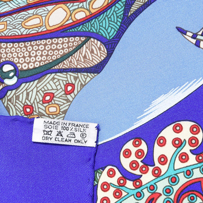 Hermes Silk Grands Fonds Scarf 90 5 of 5
