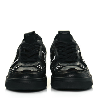 Valentino Garavani Grained Calfskin Mens VL7N Low Top Sneakers 42.5 Black 2 of 9