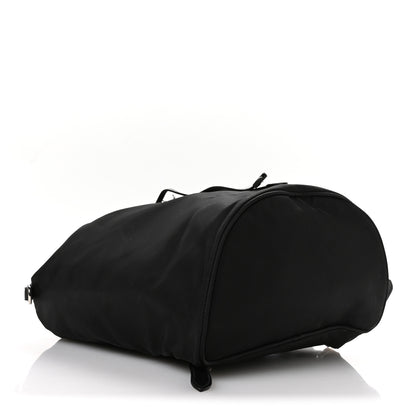 Prada Nylon Vela Saffiano Small Cinch Backpack Black 4 of 11