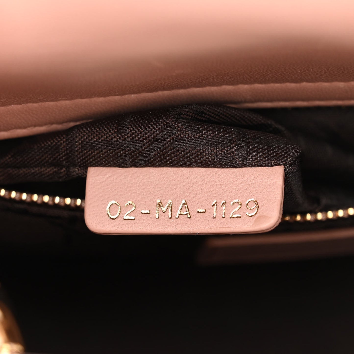 Lambskin Cannage Small My ABC Dior Lady Dior Blush
