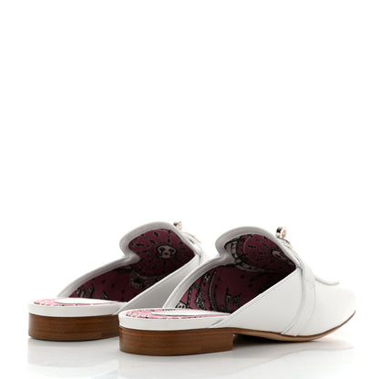Hermes Calfskin Oz Mules 36 White 4 of 8