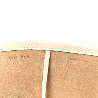 The Row Grained Calfskin Large N/S Park Tote Ivory 6 of 12