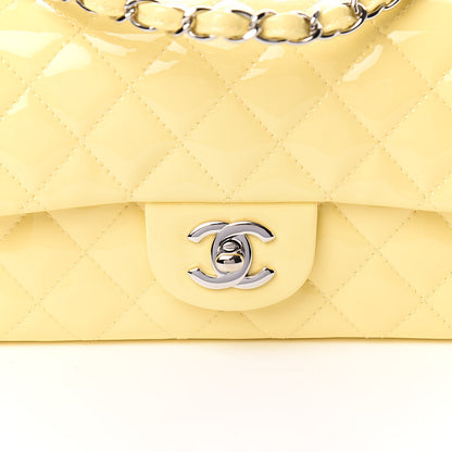 Chanel Patent Quilted Mini Rectangular Flap Yellow 10 of 11