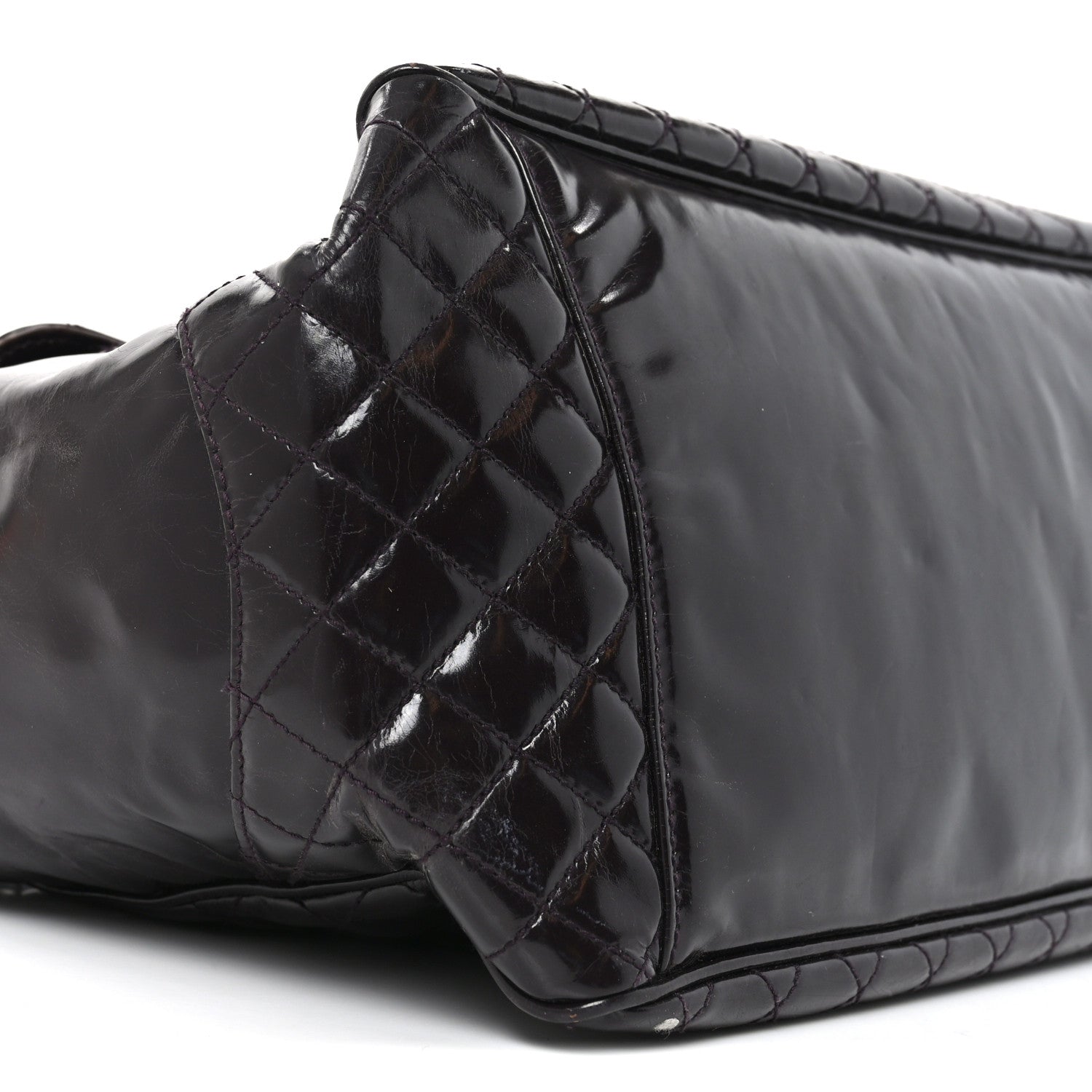 Chanel Glazed Calfskin Mademoiselle Lock Kelly Flap Bag Brown 9 of 10