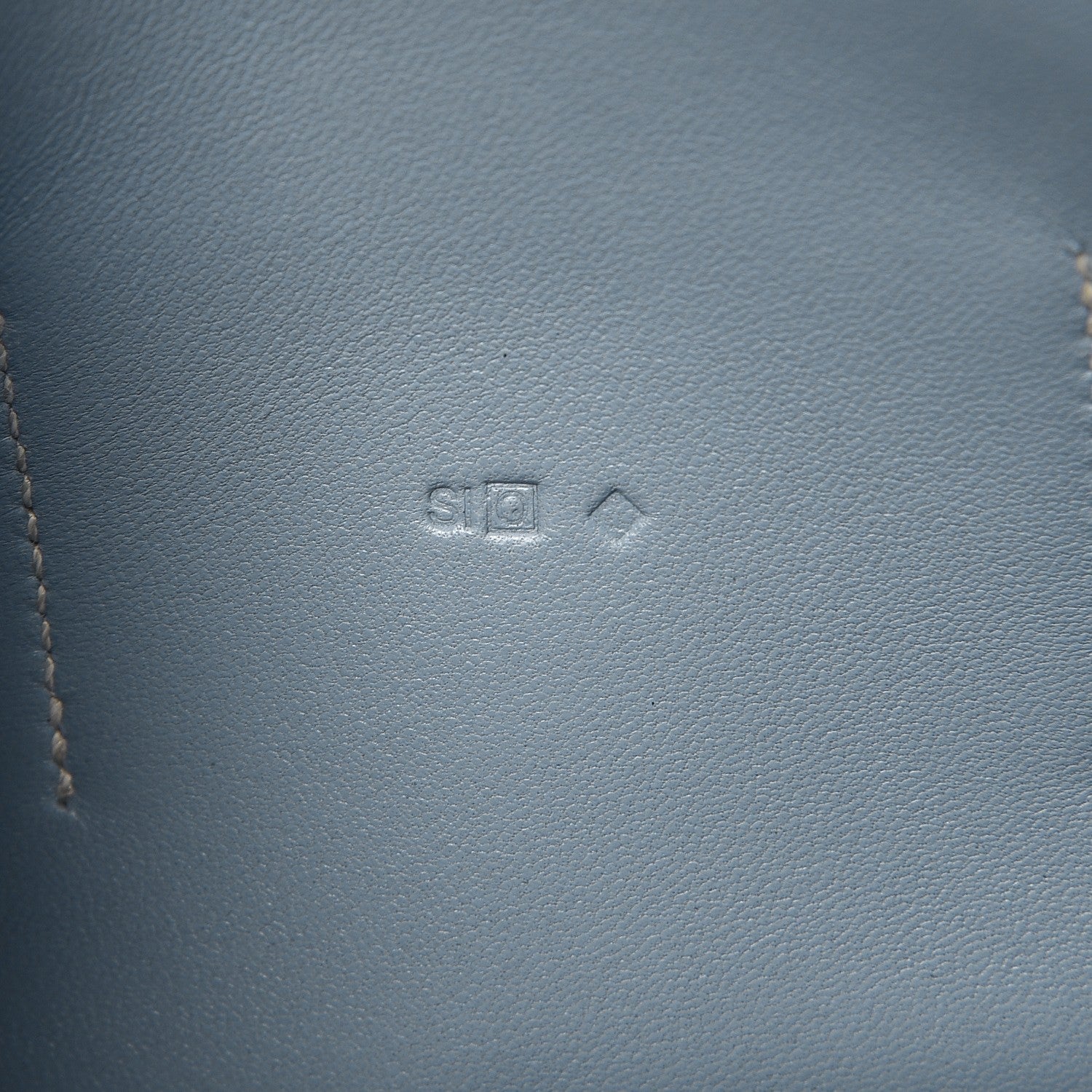Hermes Togo Dogon Duo Wallet Bleu Lin 9 of 9