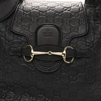 Gucci Guccissima Medium Emily Hobo Black 8 of 18