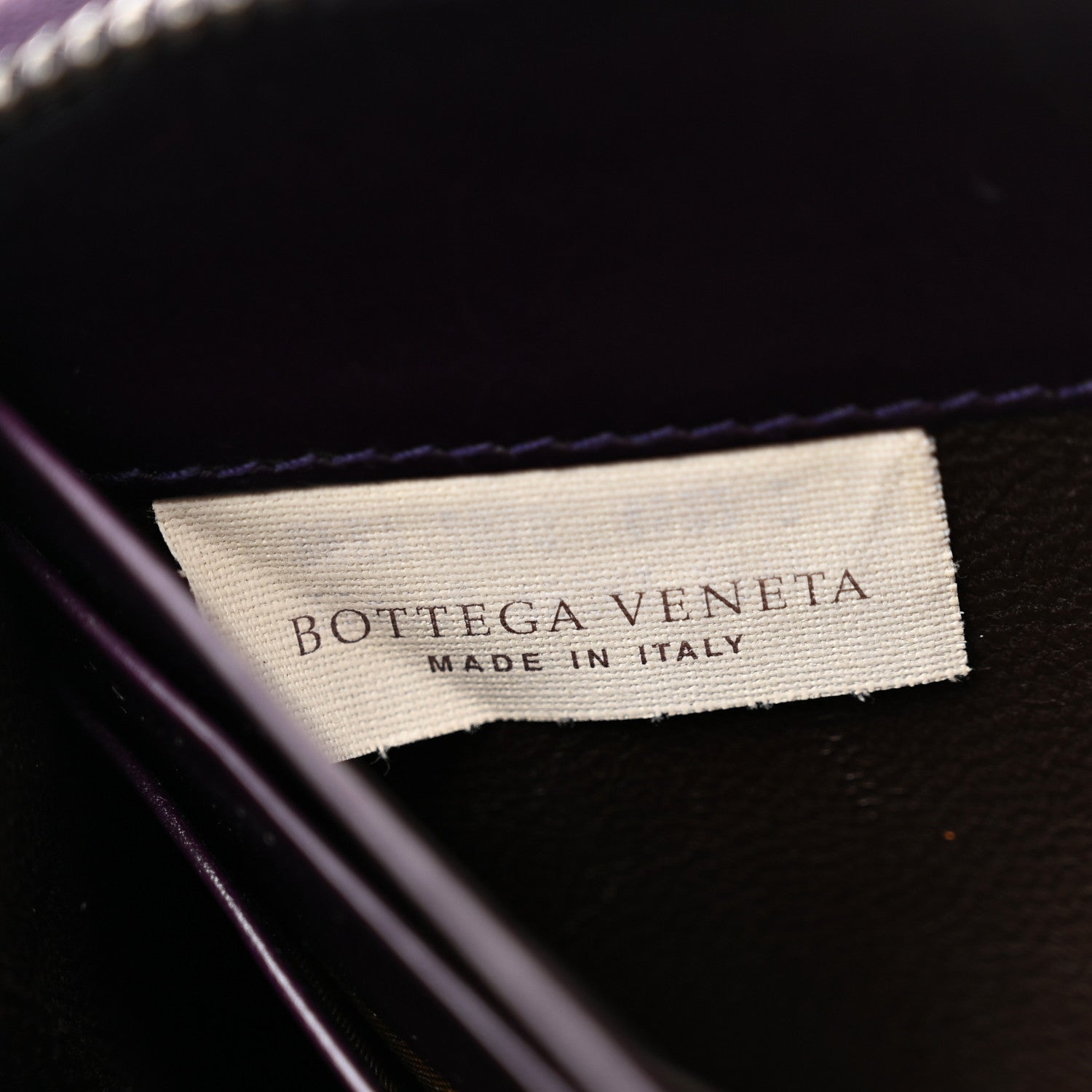 Bottega Veneta Shiny Crocodile Zip Around Wallet Purple 7 of 11