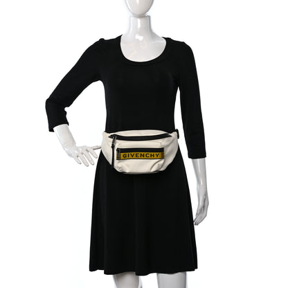 Givenchy Canvas Logo Belt Bag White Yellow 3 of 14