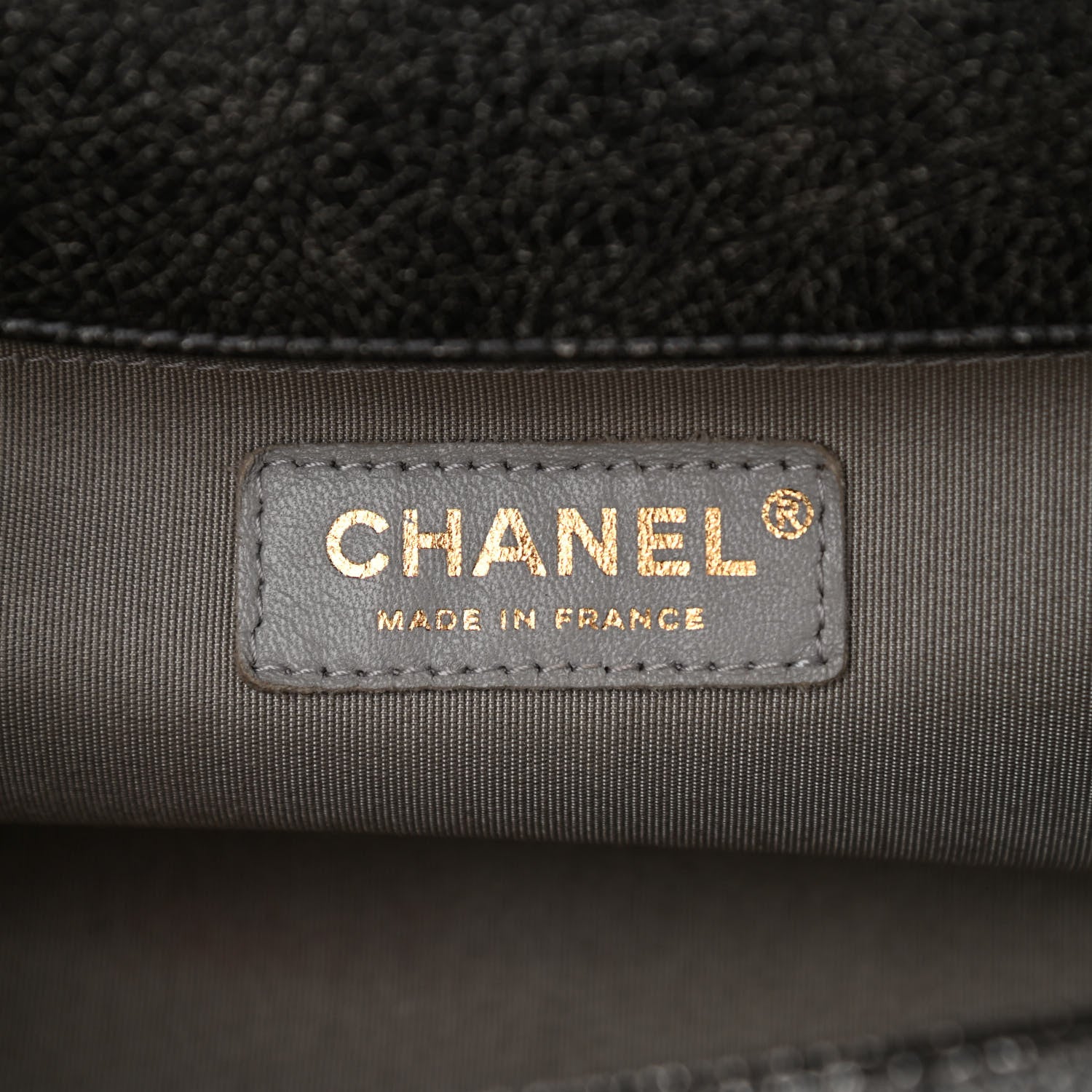 Chanel Cracked Metallic Calfskin Quilted Medium Boy Flap Dark Silver 6 of 12