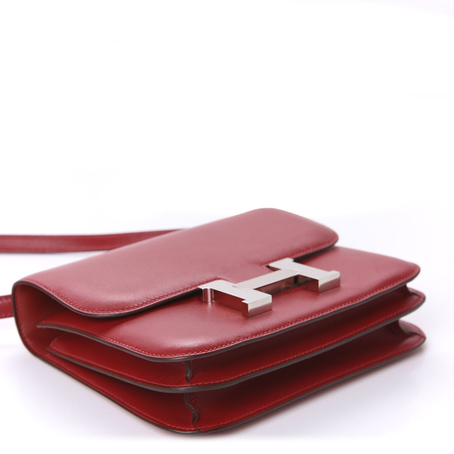 Hermes Tadelakt Constance 18 Rouge Vif 4 of 22