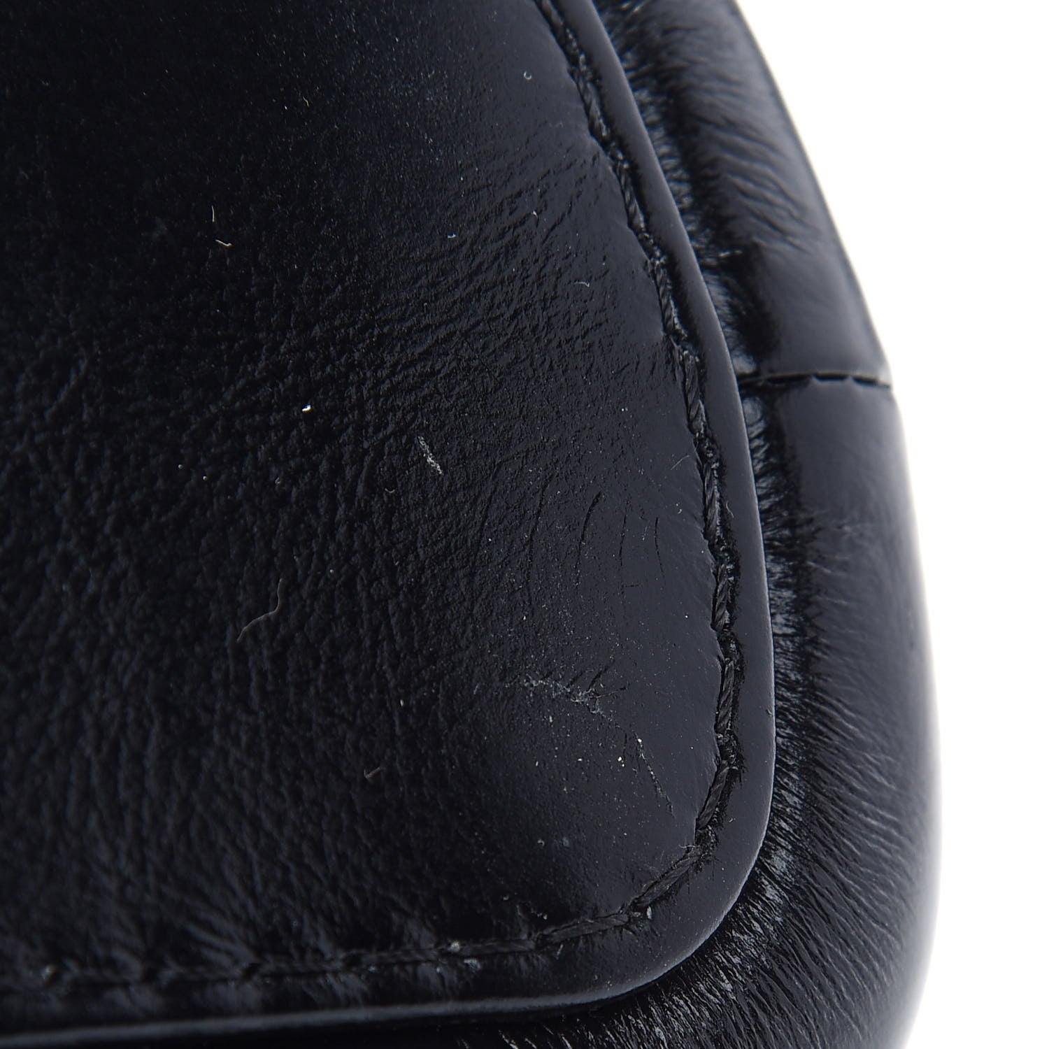 Chanel Aged Calfskin Chevron Quilted Small Gabrielle Hobo So Black 16 of 18