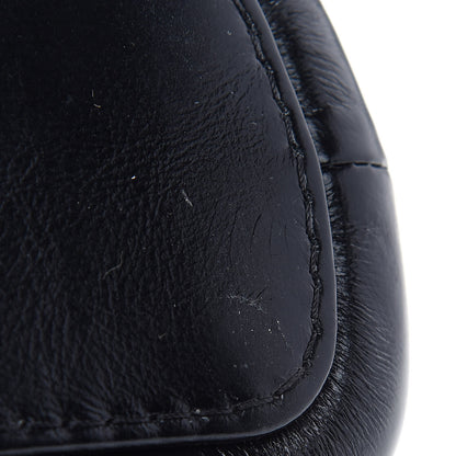 Chanel Aged Calfskin Chevron Quilted Small Gabrielle Hobo So Black 16 of 18