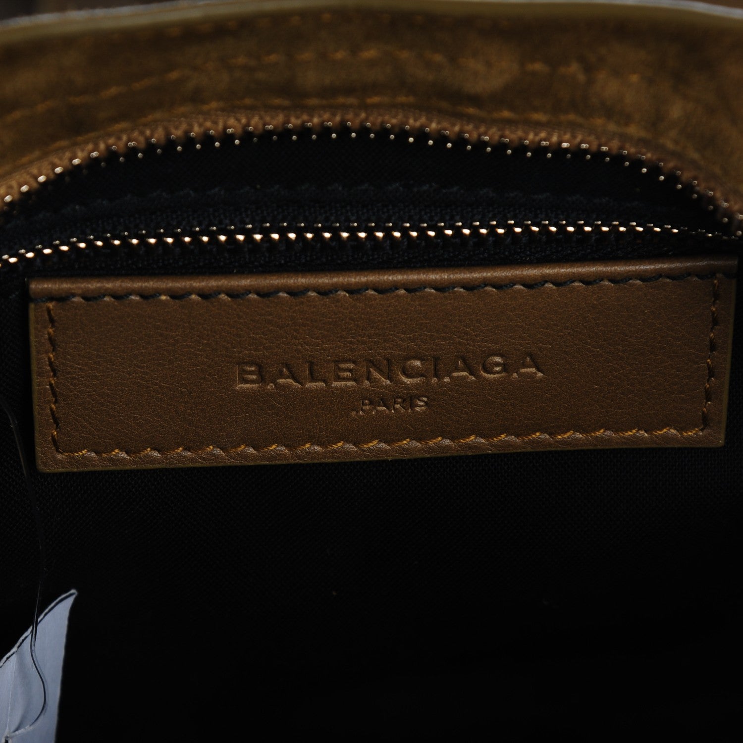 Balenciaga Baby Daim Suede Classic Gold Hardware Mini City Beige Fauve 6 of 7