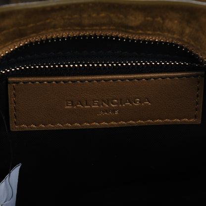 Balenciaga Baby Daim Suede Classic Gold Hardware Mini City Beige Fauve 6 of 7