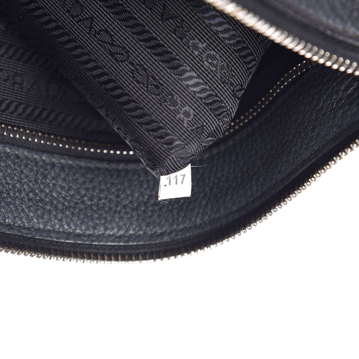 Prada Vitello Daino Clutch Baltico 8 of 11