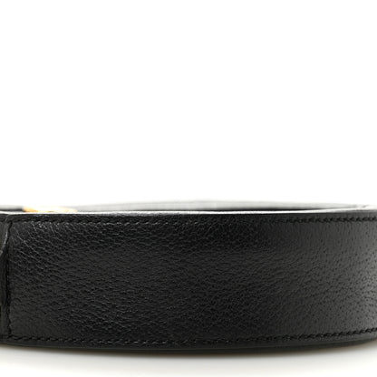 Gucci Grained Calfskin Web Mini Ophidia Round Shoulder Bag Black 9 of 12