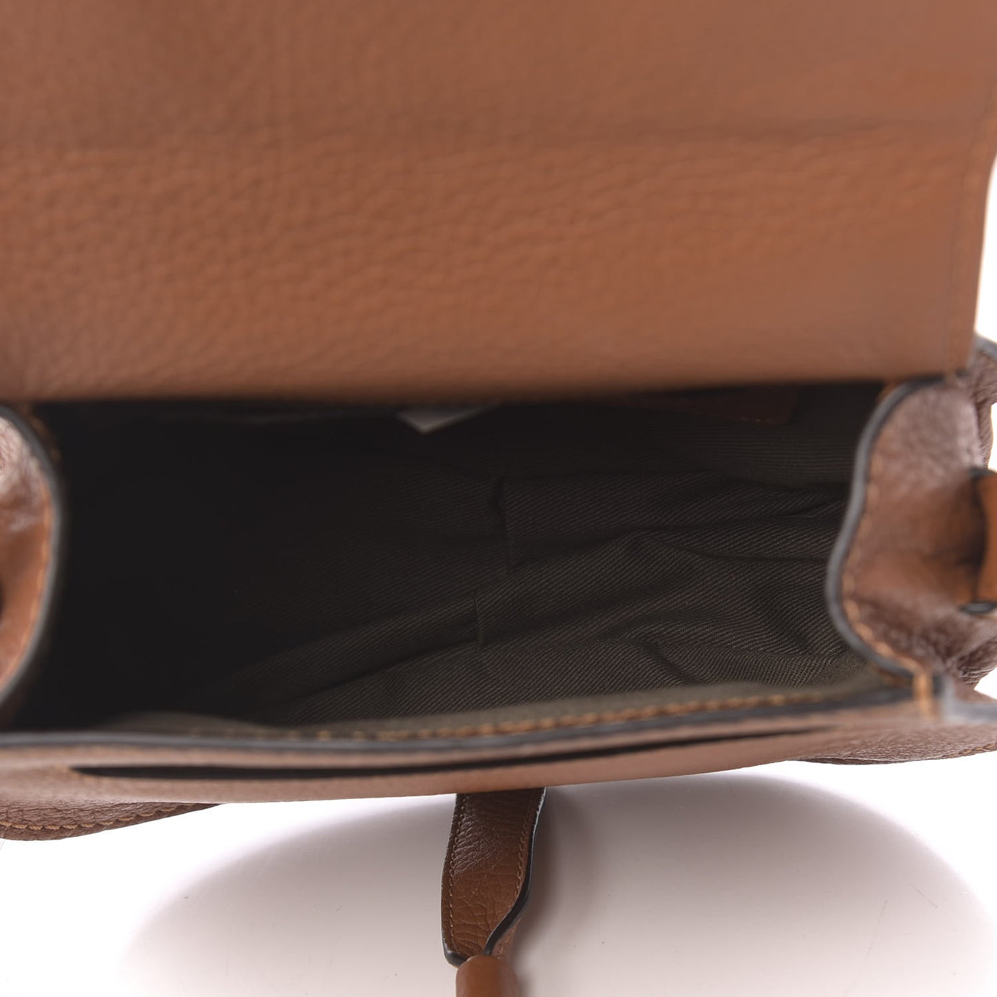 Calfskin Mini Marcie Round Crossbody Bag Tan