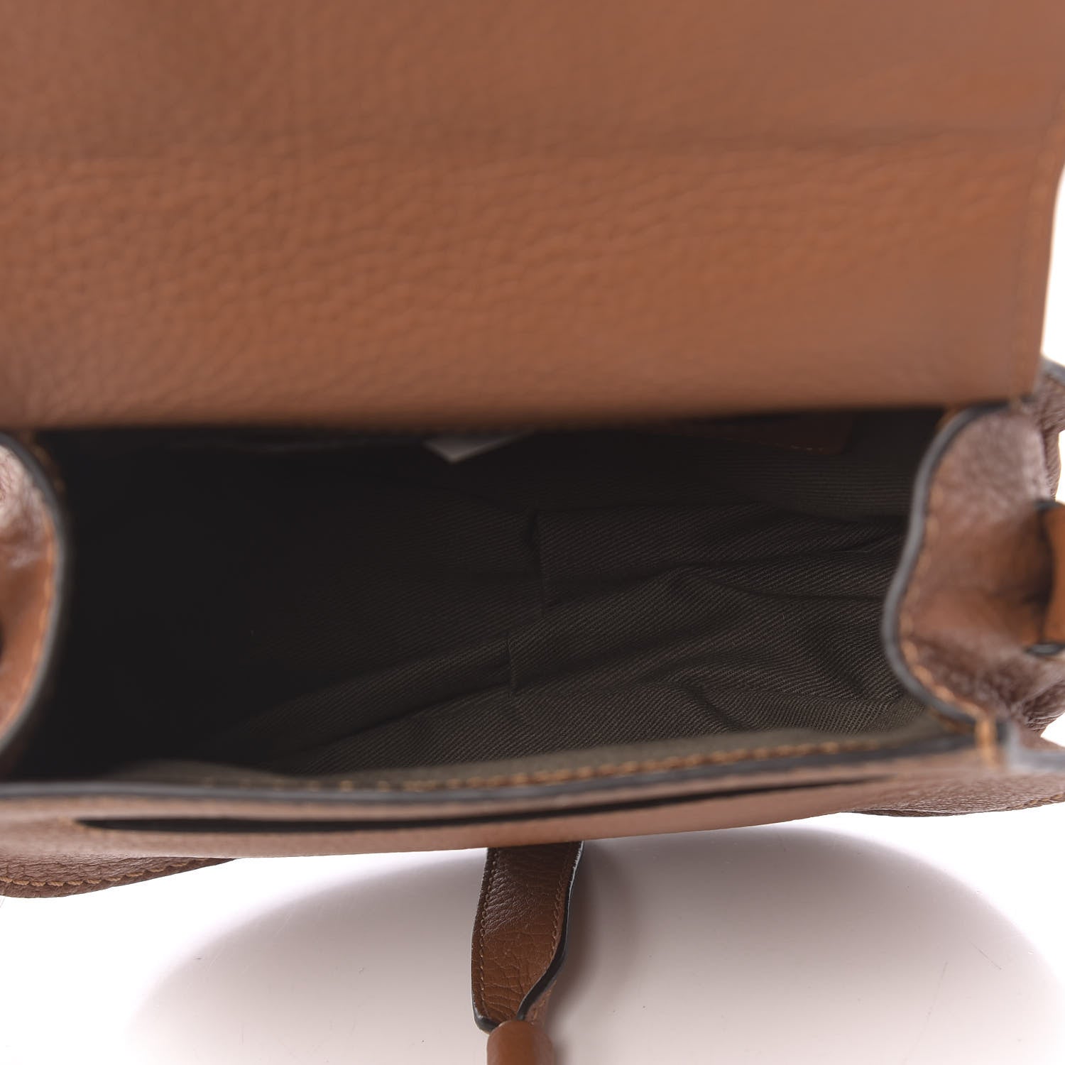 Chloe Calfskin Mini Marcie Round Crossbody Bag Tan 5 of 9
