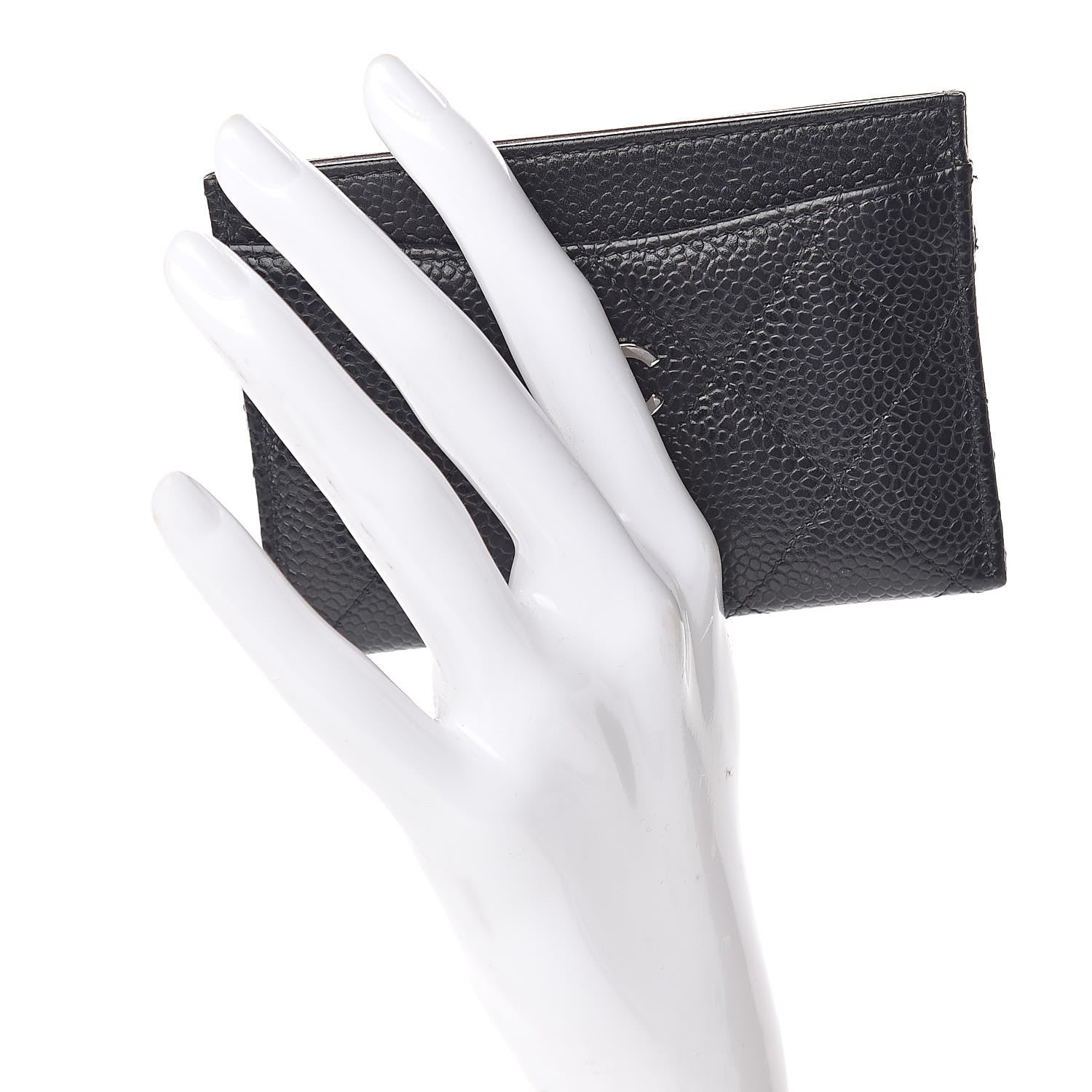 Chanel Caviar Quilted Card Holder Black 2 of 8