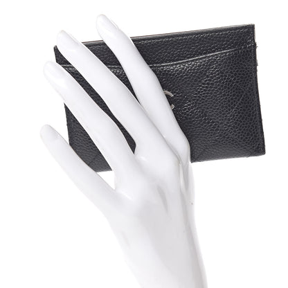 Chanel Caviar Quilted Card Holder Black 2 of 8