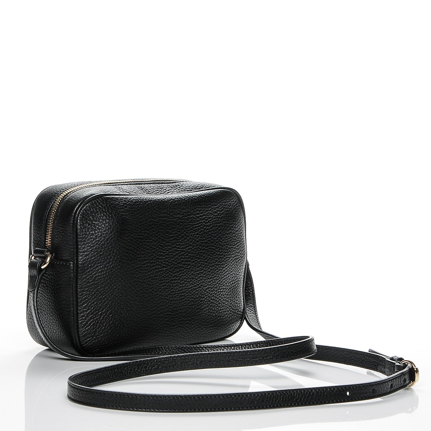 Gucci Pebbled Calfskin Small Soho Disco Bag Black 3 of 6
