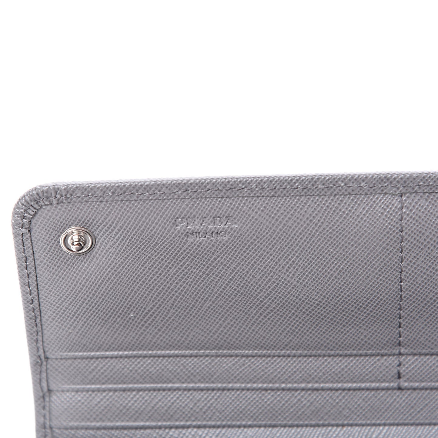 Saffiano Metal Continental Flap Wallet Marmo