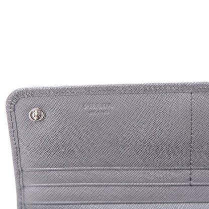 Prada Saffiano Metal Continental Flap Wallet Marmo 7 of 8