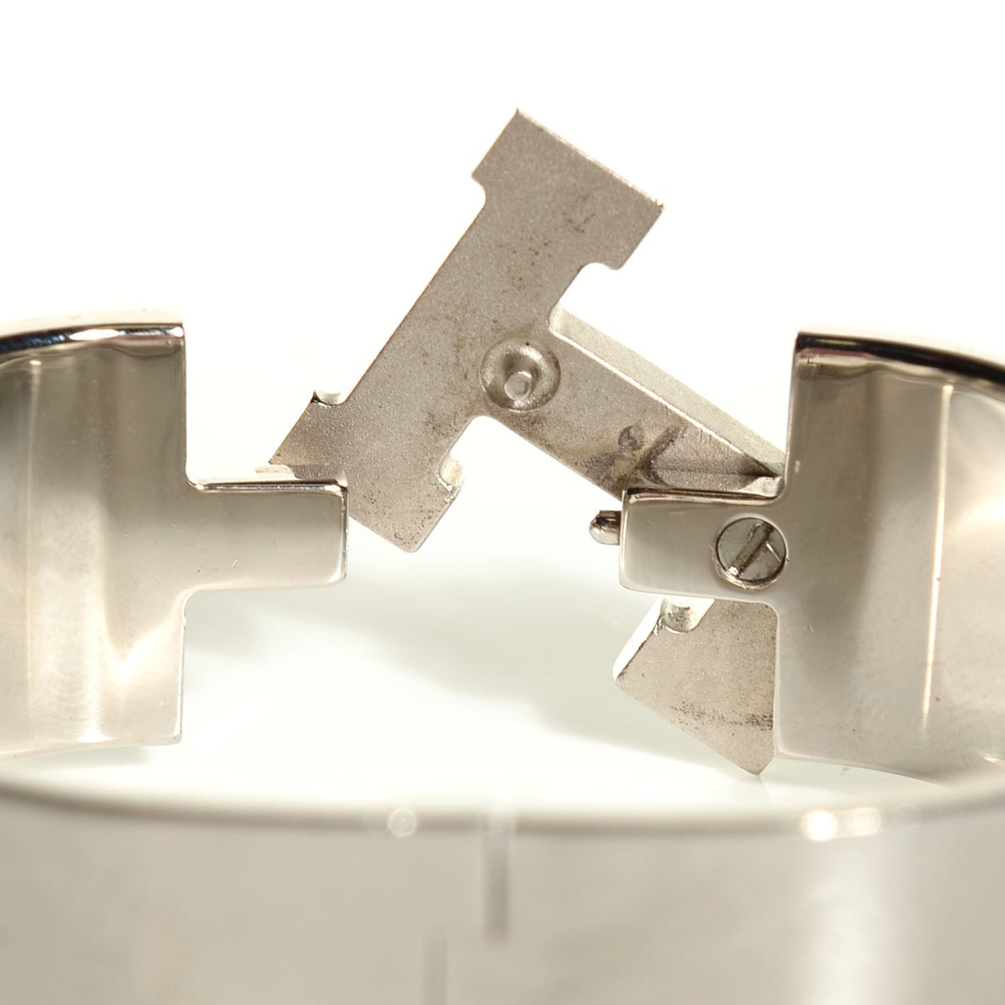 Enamel Wide Clic Clac H Bracelet PM Bourgogne