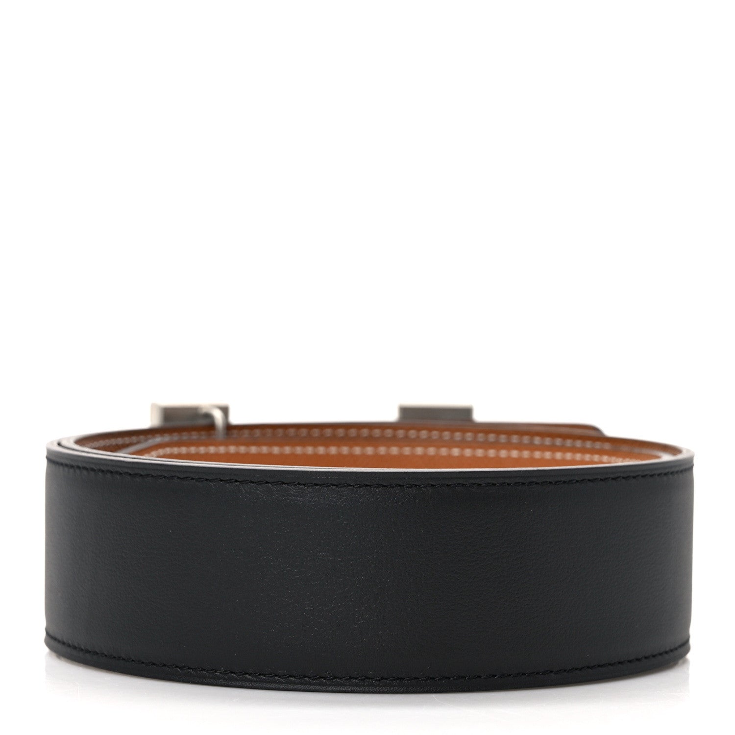 Hermes Box Epsom 32mm Constance H Belt 80 32 Black Gold 2 of 7
