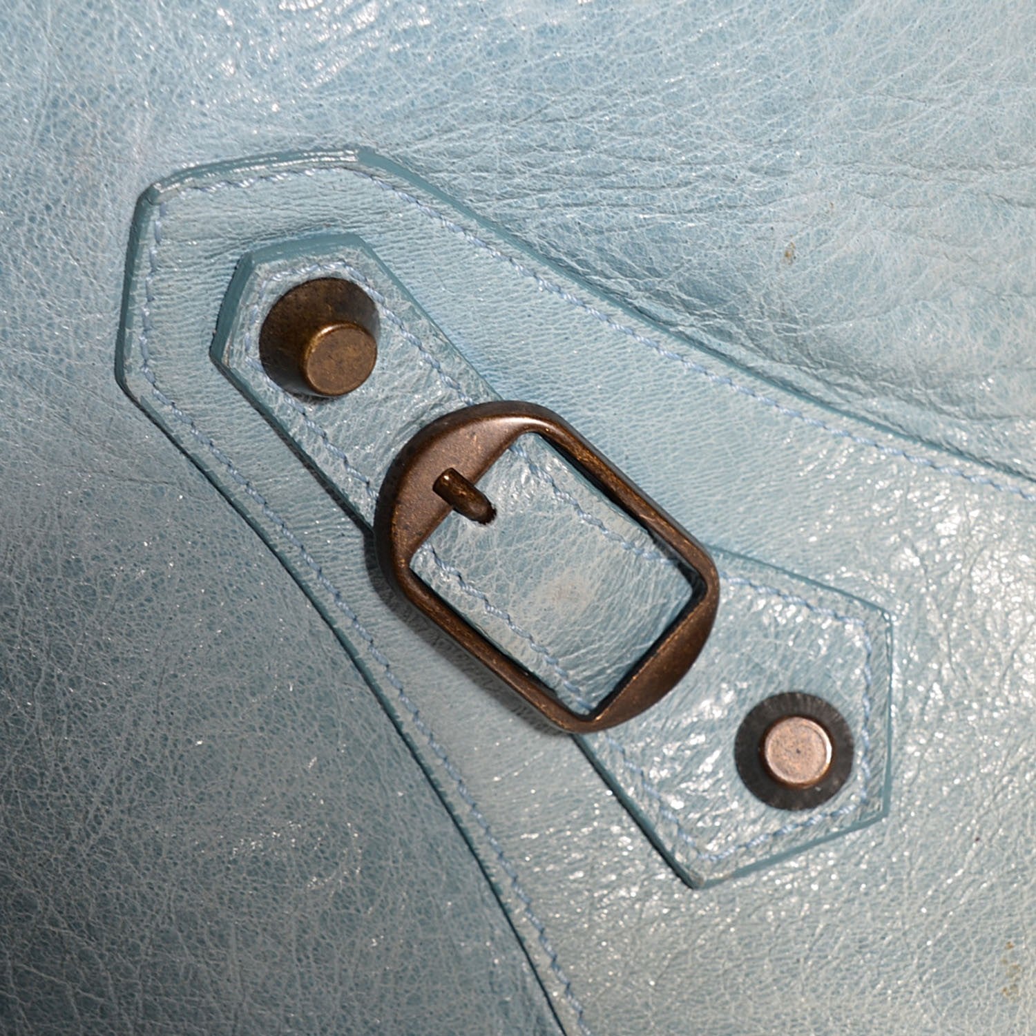 Balenciaga Chevre Classic Hardware Work Sky Blue 10 of 13