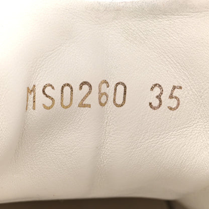 Louis Vuitton Lambskin Embossed Monogram Time Out Sneakers 35  White 9 of 13