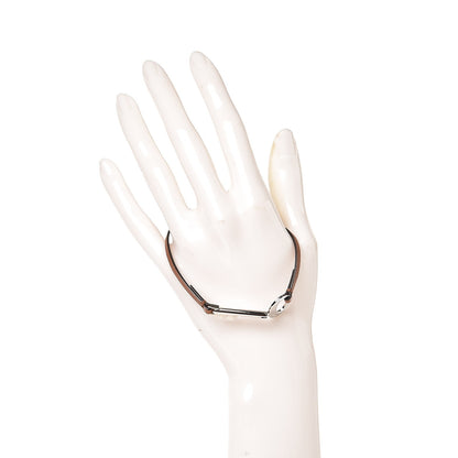 Louis Vuitton Leather Travel Key Bracelet Cognac 2 of 5