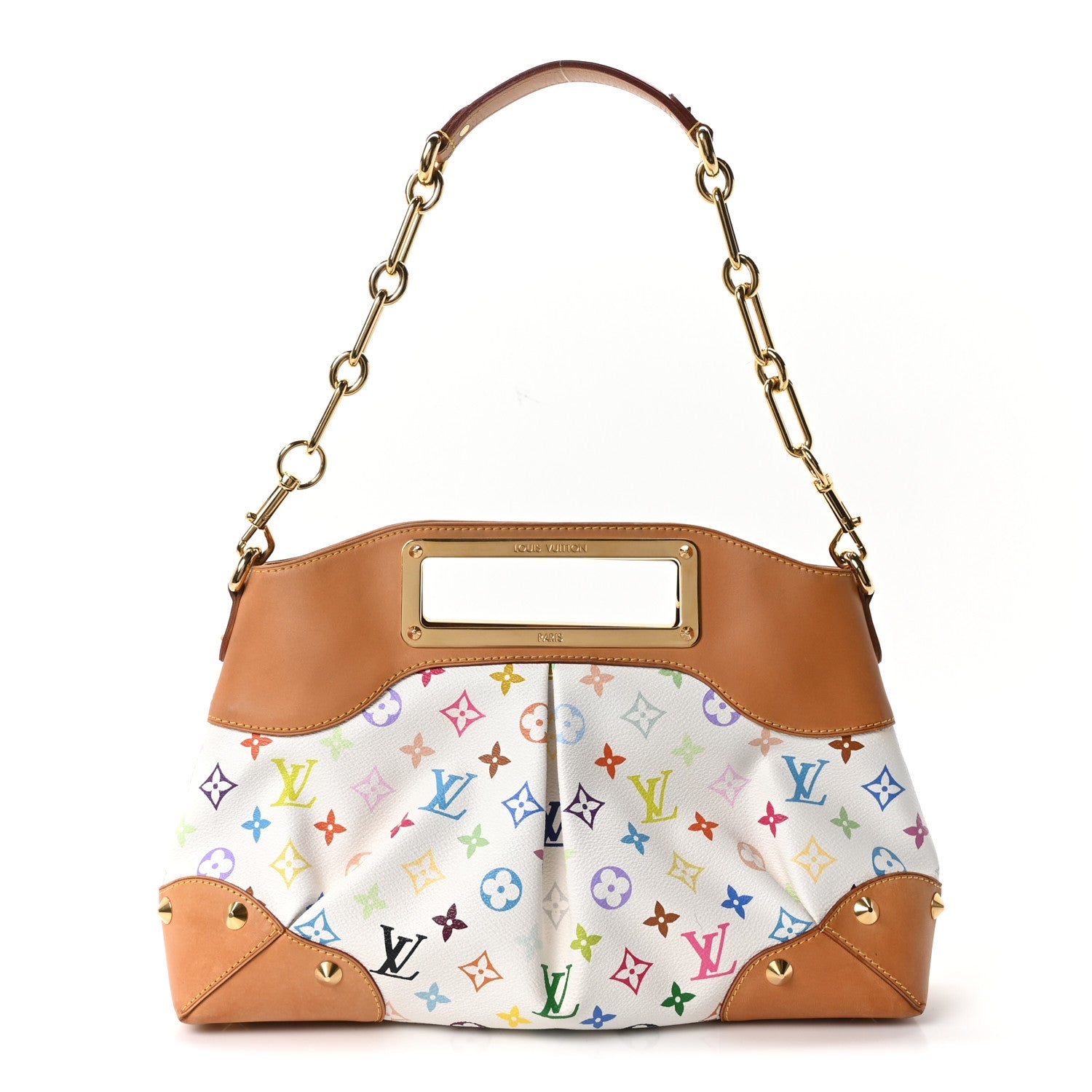 Louis Vuitton Monogram Multicolor Judy MM White 1 of 9