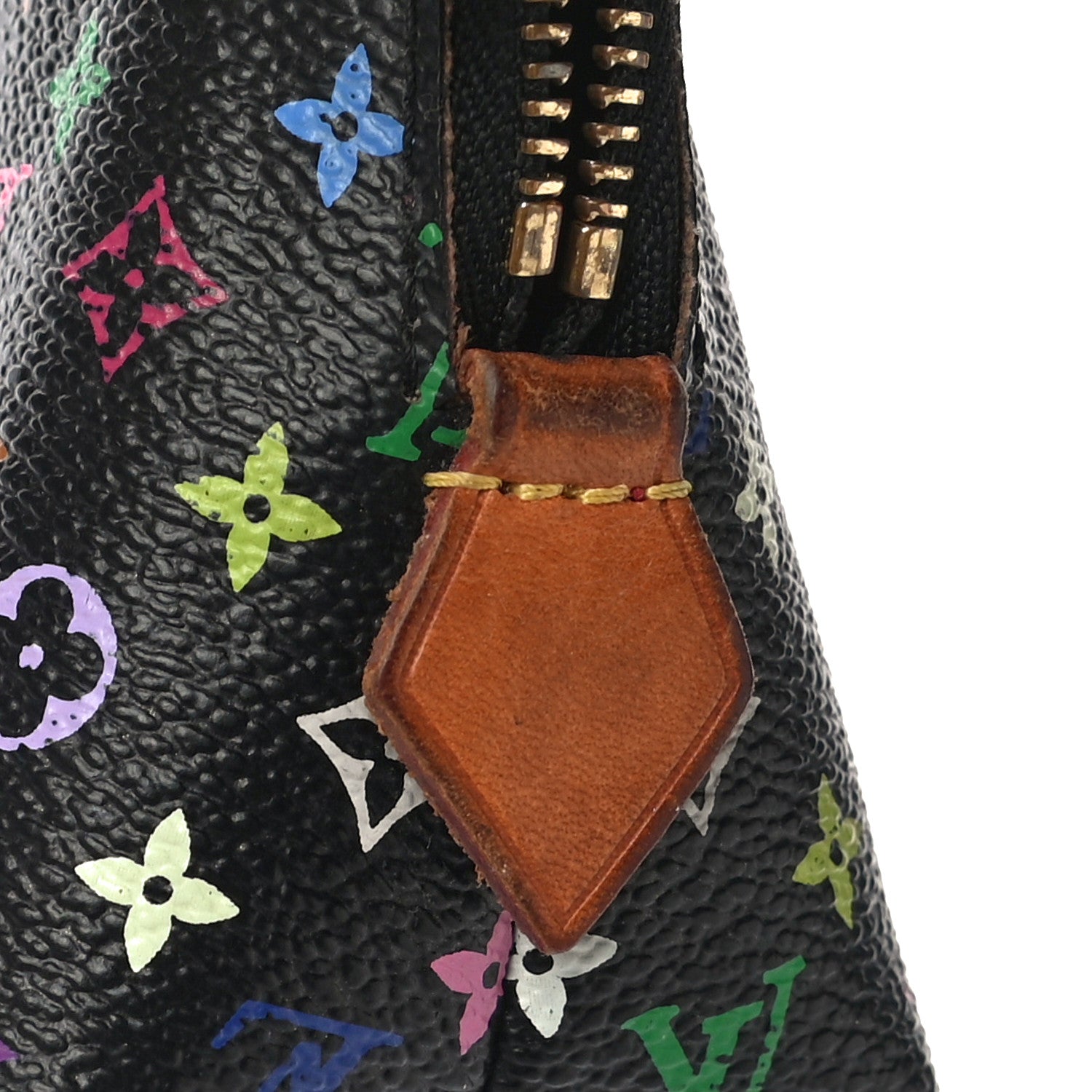 Louis Vuitton Monogram Multicolor Cosmetic Pouch Black Grenade 10 of 12