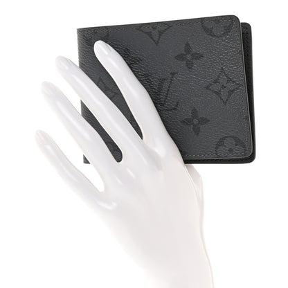 Louis Vuitton Monogram Reverse Eclipse Slender Wallet 2 of 13