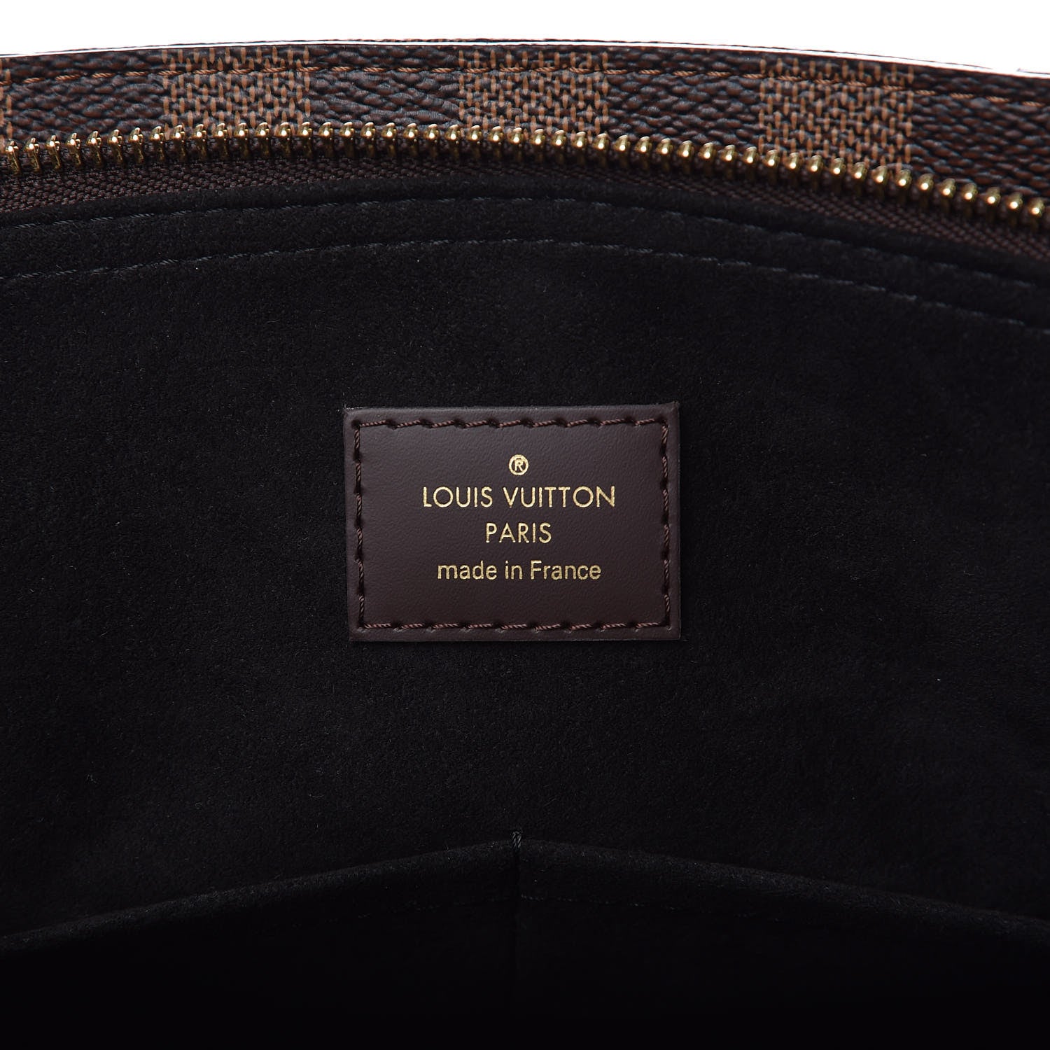 Louis Vuitton Cuir Taurillon Damier Ebene Normandy Black 6 of 9