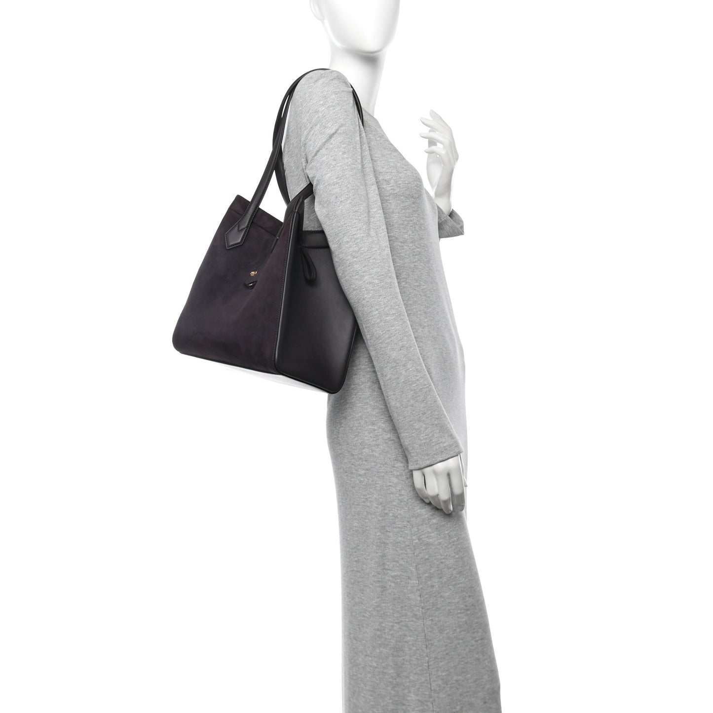 Vitello Grace Camoscio Medium Fendi Origami Plum