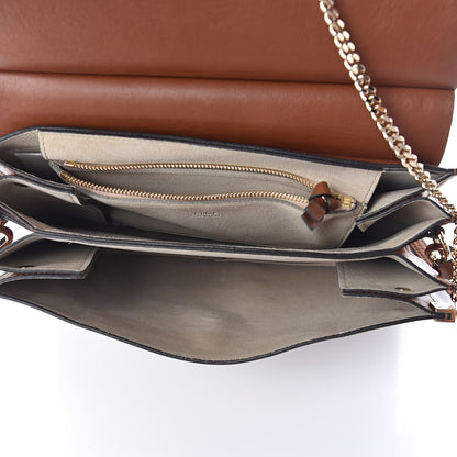 Chloe Suede Calfskin Medium Faye Shoulder Bag Tobacco 5 of 8