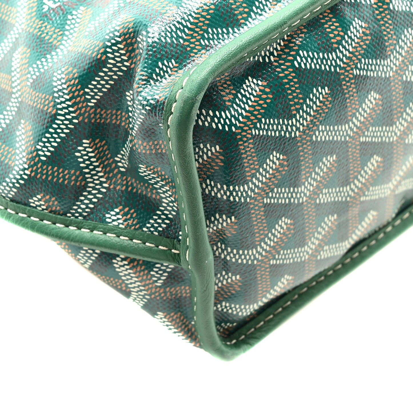 Goyardine Reversible Mini Anjou Green