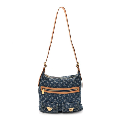 Louis Vuitton Denim Baggy GM Blue 1 of 12