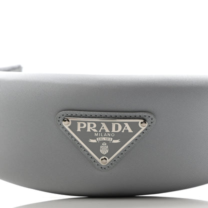 Prada Re-Nylon Triangle Logo Headband Fiordaliso 4 of 6