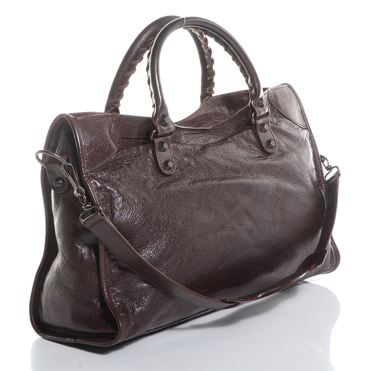 Balenciaga Agneau Classic Hardware City Cigare Fonce 3 of 17