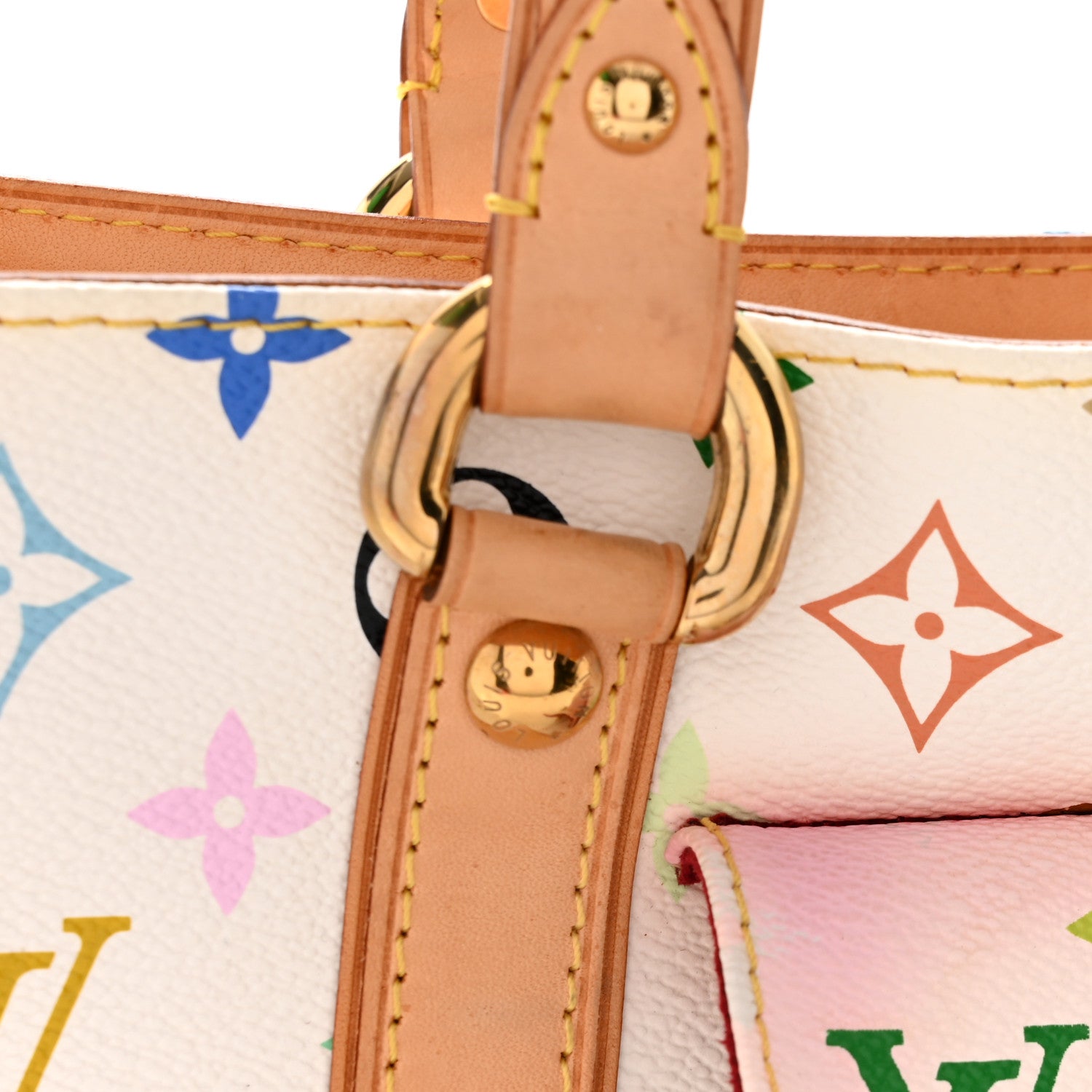 Louis Vuitton Monogram Multicolor Aurelia MM White 1816896