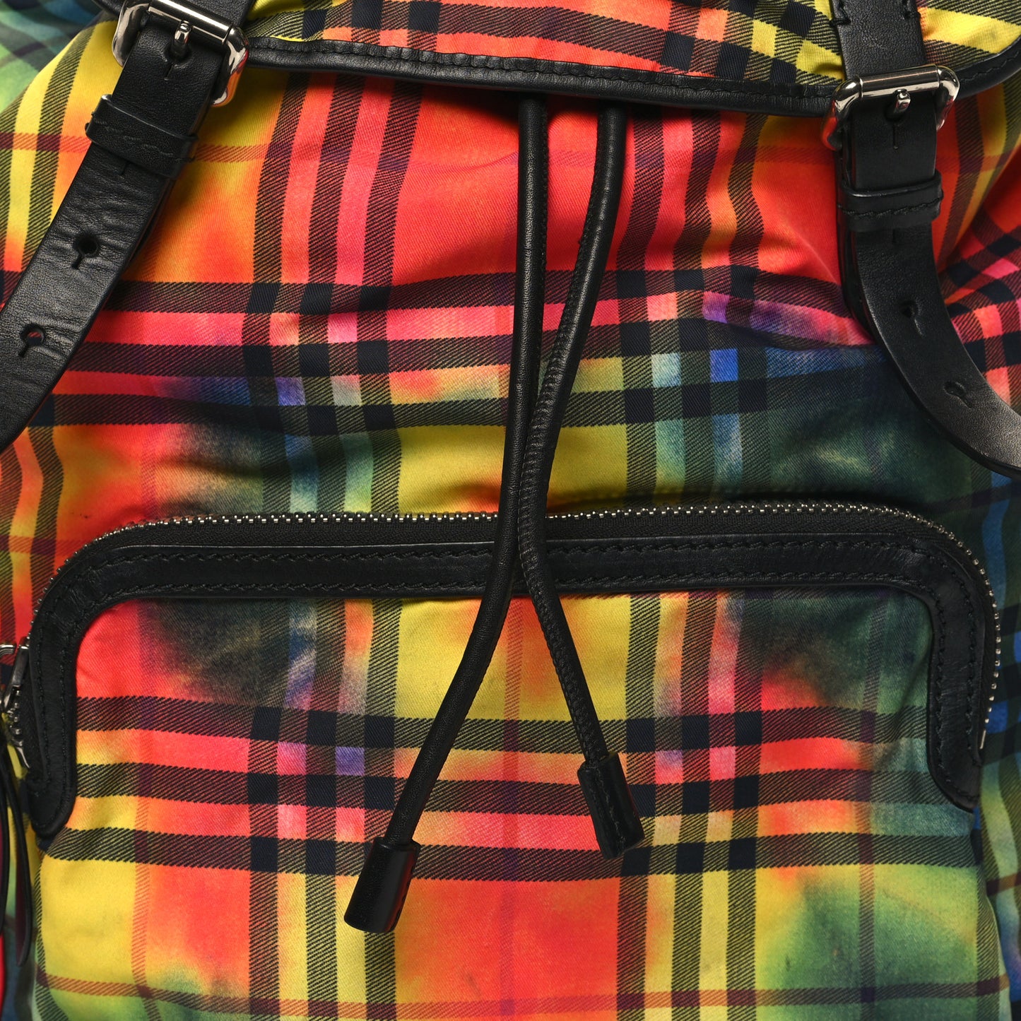 Nylon Tie Dye Large Rucksack Backpack Multicolor