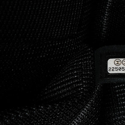 Chanel Calfskin Quilted XXL Travel Flap Bag Black 7 of 7
