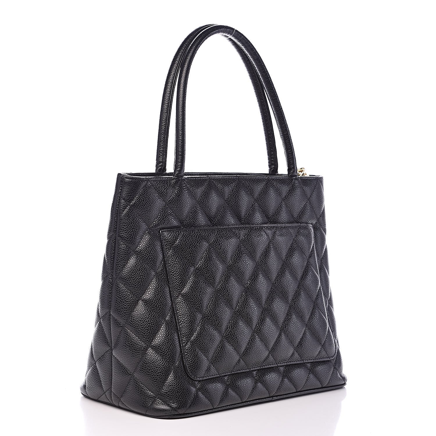 Chanel Caviar Medallion Tote Black 3 of 15