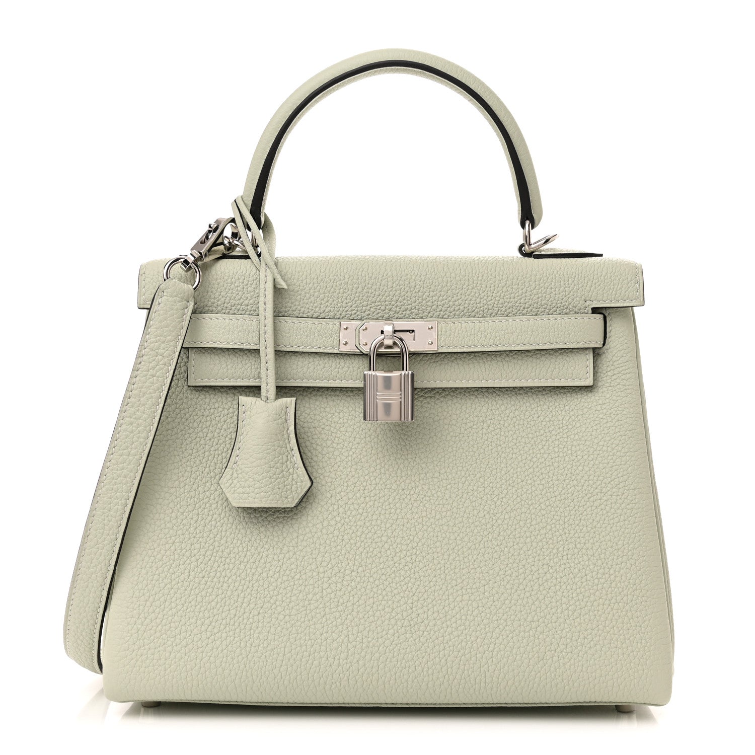 Hermes Togo Kelly Retourne 25 Gris Neve 1 of 11