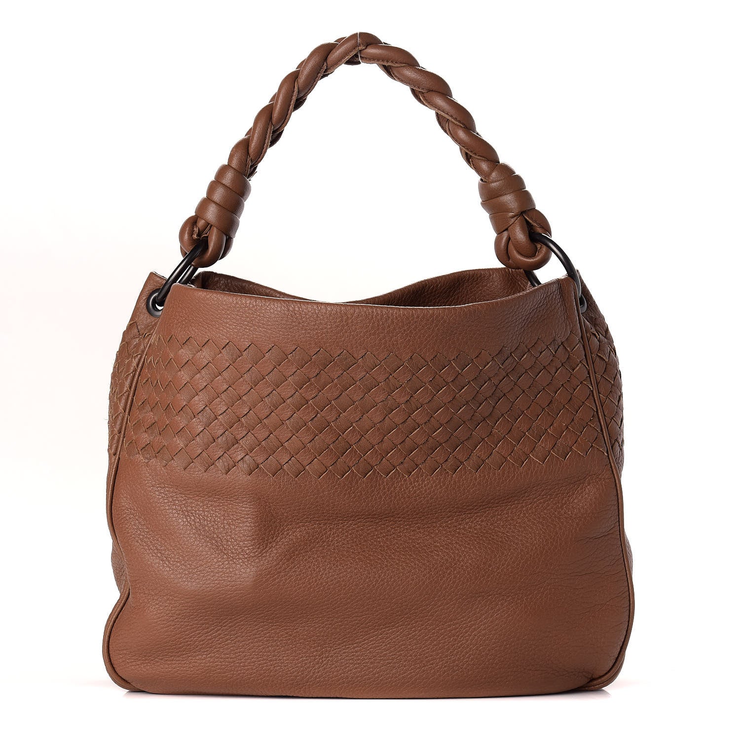 Bottega Veneta Cervo Intrecciato Shoulder Bag Noce 1 of 9